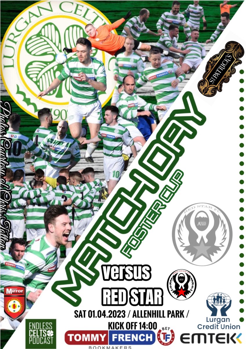 LurganCeltic's tweet photo. On Saturday we welcome Red Star to Allenhill Park.
๐ Red Star
๐Foster Cup
โ 01.04.2023 @ 14:00
๐๏ธ Allenhill Park, Lurgan
Thanks to Chris Totton for the photos.
#weehoops #lurganceltic #celtic #mufl #fostercup https://t.co/Tqc8BMhhCH