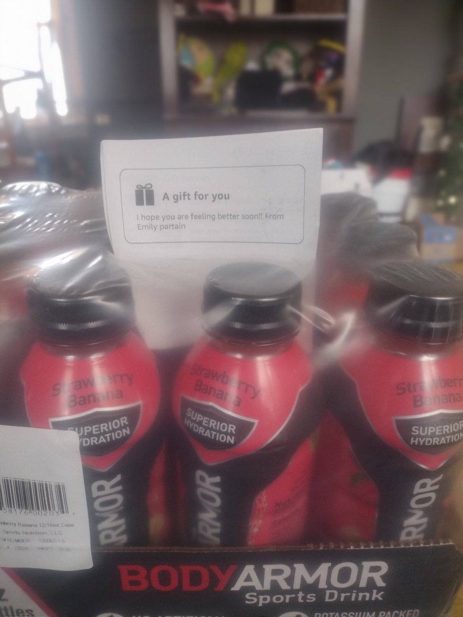 Mandiesadork's tweet photo. A great Endo sister sent me some Body Armor simply because I'm sick. I love how is warriors look out for each other. https://t.co/PXXdtwMzJC