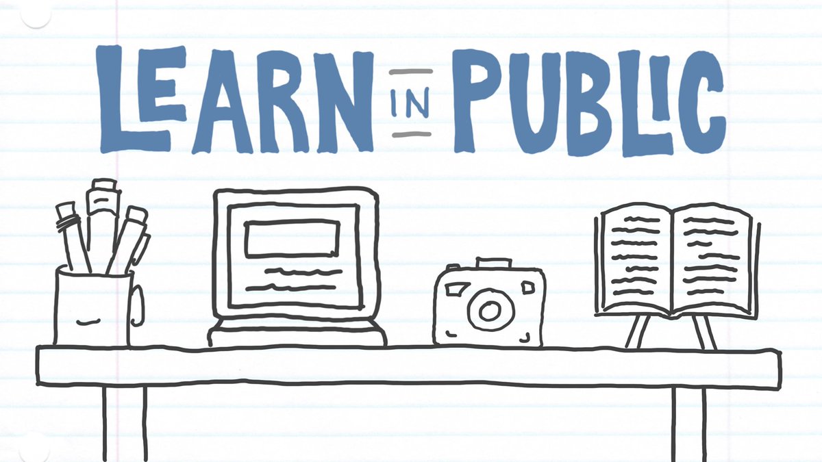 "Learning in Public" is essentially sharing your progress and work while you learn something new

How can Twitter tech space help you achieve your goal?

/🧵/