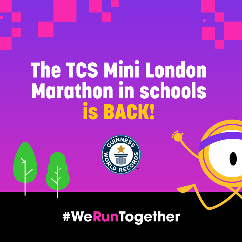 LondonMarathon's tweet photo. 𝘾𝘼𝙇𝙇𝙄𝙉𝙂 𝘼𝙇𝙇 𝙏𝙀𝘼𝘾𝙃𝙀𝙍𝙎 📚

Don't miss the chance to get your school involved in a new @GWR title attempt by taking on the 2023 TCS Mini London Marathon in schools! 

Click below for more info and to sign your pupils up 🔗

#MiniLondonMarathon #LondonMarathon