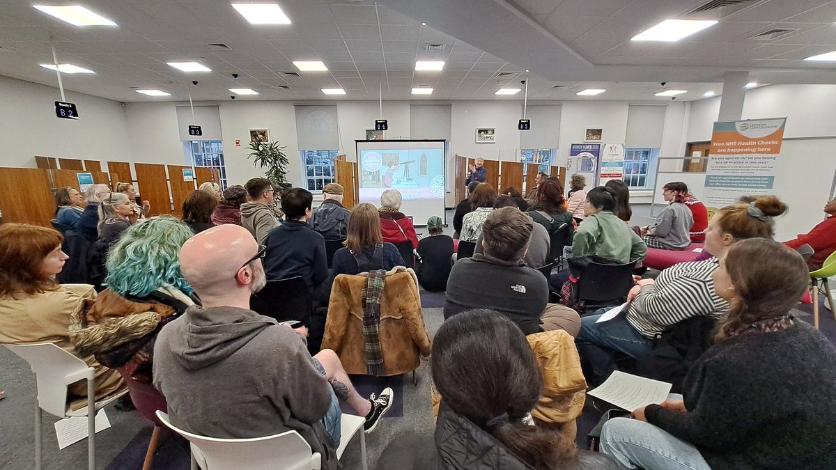 An amazing turn-out @ComptonCentre for an incredible programme of short films curated by our brilliant neighbours @leedsanimation to celebrate #AnimatedHarehills #LEEDS2023 #IWD2023