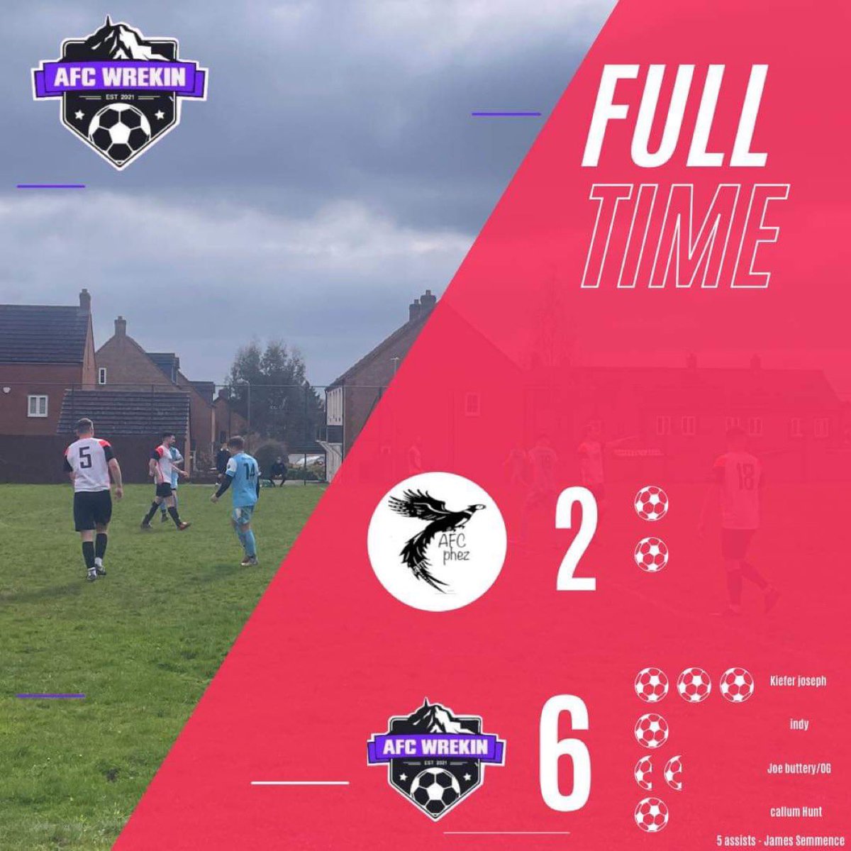 AfcWrekin's tweet photo. Another good performance from the lads. Down to 10 men just before half time, dug deep and got the win. #football  #sundayfooty #utfw https://t.co/bUhtkW1v0d