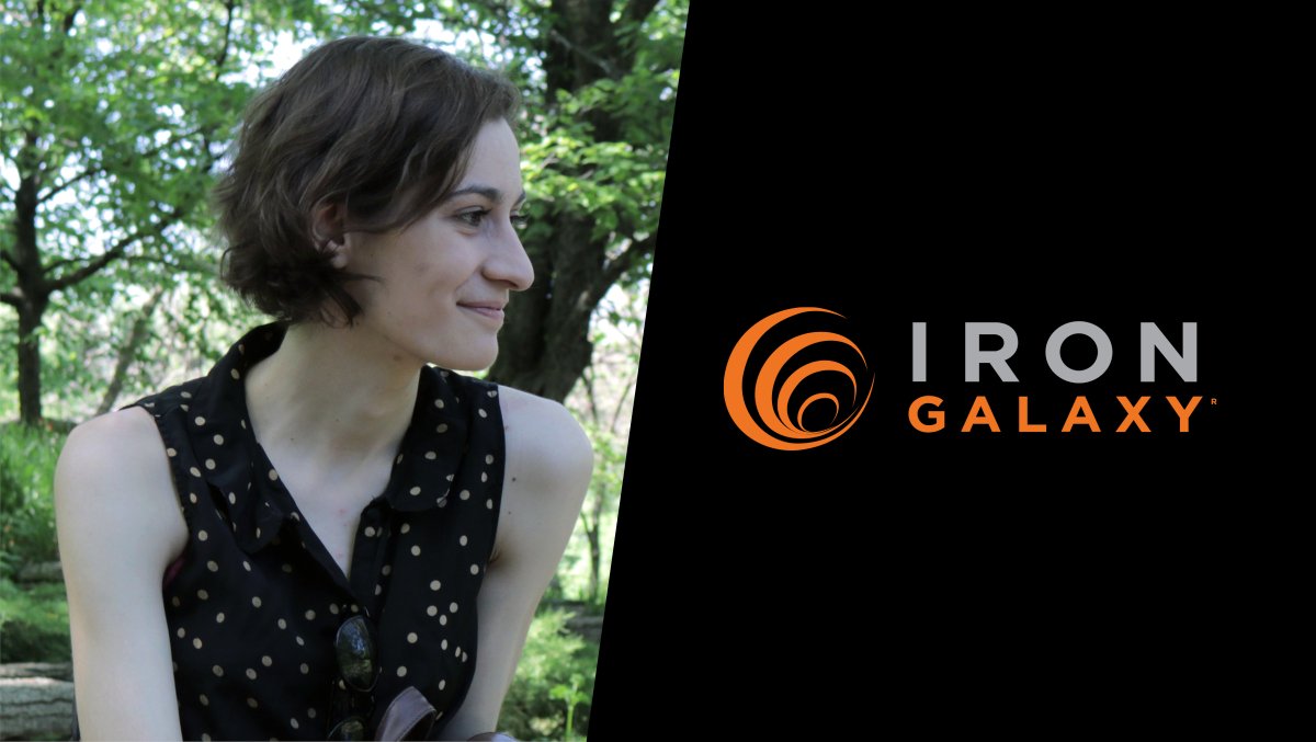 IronGalaxy's tweet photo. From León, Spain to our Studio in Chicago, meet Marina Suarez.

In this edition of #MEETIRONGALAXY, we learn about her work as a UI Artist and how her travels across the world brought her to our Galaxy. 

https://t.co/JPmd2bbxNc https://t.co/naU6gtbsDn