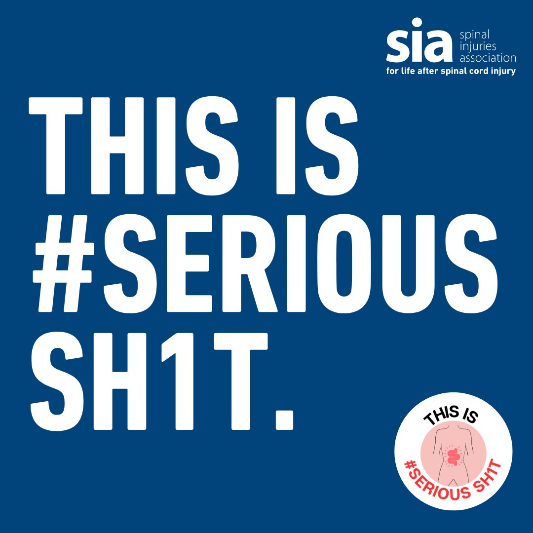 Pardon our language, but we want to talk about some very #SeriousSh1t 💩

The bowel care provision across UK general medical settings for those affected by #spinalcordinjury is catastrophic. We want to transform the standards of specialist bowel care 🧵 [1/3]