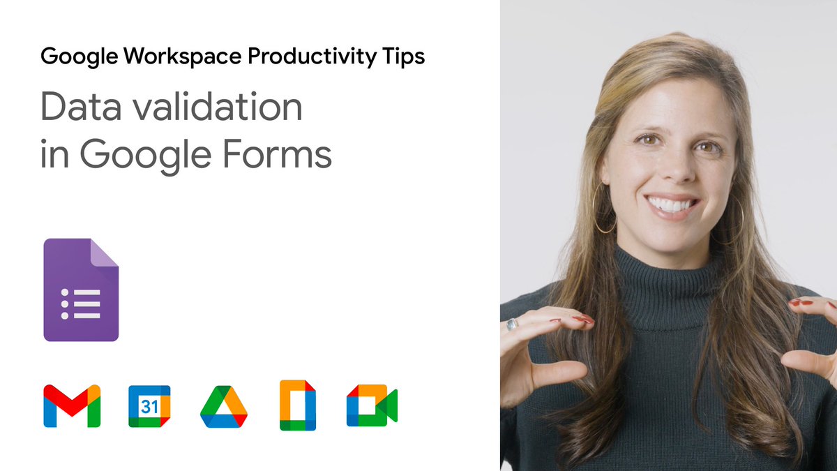 GoogleWorkspace's tweet image. Learn how to set rules for your #GoogleForms questions to get the exact answers you need from respondents 👉 goo.gle/3TPRbcE