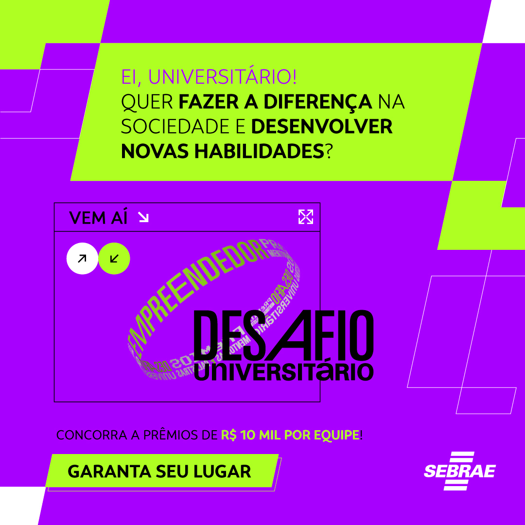 SEBRAE_PR's tweet photo. Desenvolva habilidades empreendedoras, inovando com ESG e concorrendo a um prêmio de R$ 10 mil por equipe: só no Desafio Universitário Empreendedor. 😎  ​
Inscreva-se e participe de qualquer região do estado: https://t.co/J3KXQgORLE

#ESG #desafio #desafioempreendedor #sebraepr https://t.co/9t6wLTHID5