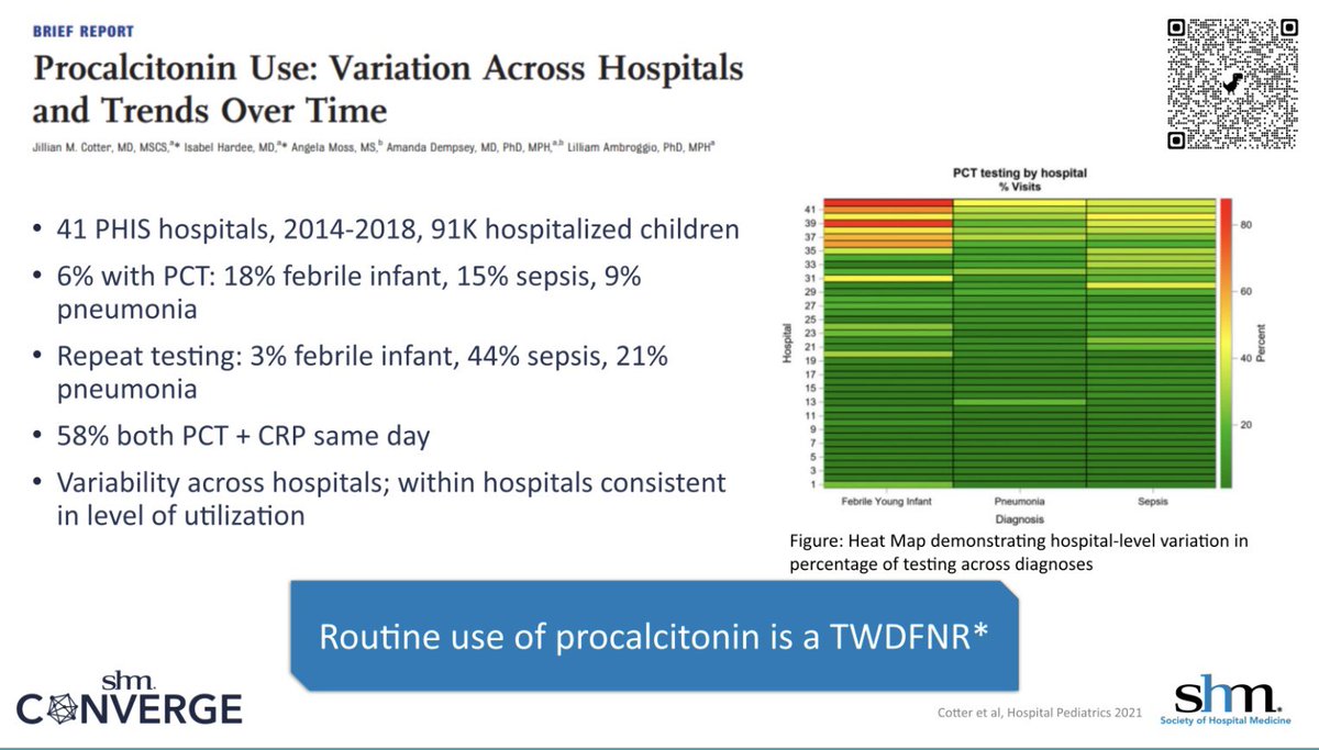 DrNikki4Kids's tweet photo. SO much pediatric #dogma being debunked by @vlee_md in this amazing #SHMConverge23 session on #HighValueCare but these are 2 of my faves ❤️❤️
#ChoosingWisely #safelydoingless #TWDFNR https://t.co/HS8QhVuSPa