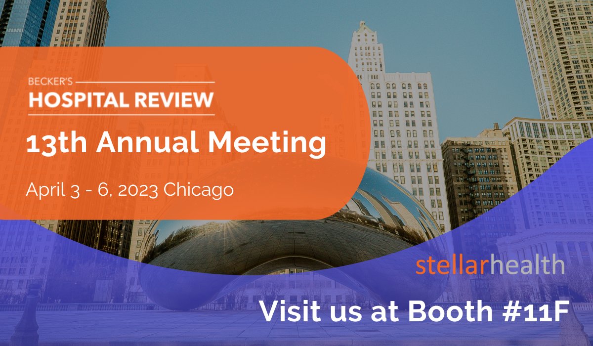 stellarhealth (@stellar_health_) on Twitter photo Who's headed Chicago next week for <a href="/BeckersHR/">Becker's Hospital Review</a> 's 13th Annual Meeting?
Come stop by booth #11F on the main floor to meet with the Stellar team!
Schedule time with us below:
calendly.com/nick-osberg/me…
#valuebasedcare #healthcare #beckershealthcare #beckers #chicago #annualmeeting Who's headed Chicago next week for <a href="/BeckersHR/">Becker's Hospital Review</a> 's 13th Annual Meeting?
Come stop by booth #11F on the main floor to meet with the Stellar team!
Schedule time with us below:
calendly.com/nick-osberg/me…
#valuebasedcare #healthcare #beckershealthcare #beckers #chicago #annualmeeting