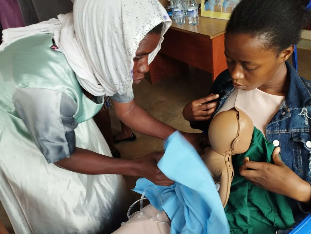 Helping Babies Breathe + related trainings includes newborn resuscitation that can reduce mortality at birth by 47%. It also includes Essential Care for Every Newborn such as Kangaroo Care. Thanks to our partners at Rotary in Uganda, the US and more for leading this project!