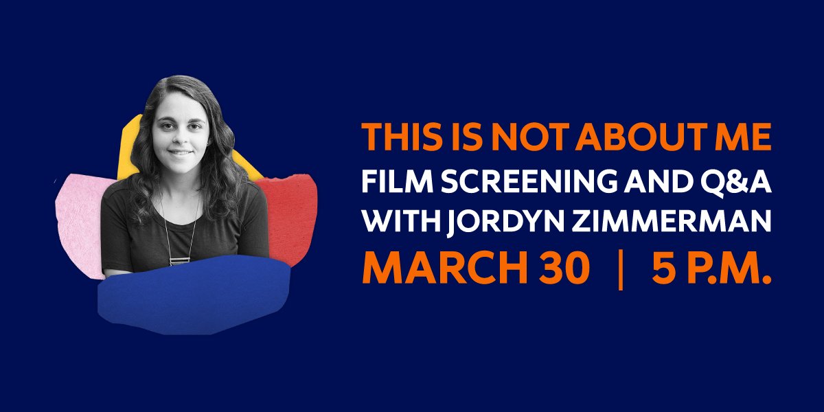 What is it like to be autistic and non-speaking in a world that has already made up its mind about you? Join us for "This Is Not About Me" and a Q&amp;A with the documentary's star Jordyn Zimmerman.

📅 March 30, 5 p.m.
📍 020 Dineen Hall
🔗 ow.ly/mvIO50NeMvo