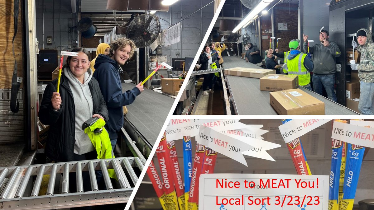 Nice to "Meat" You!!! What a cool recognition activity done on the local sort at our Danville center. ❤️ the creativity on this one!! #LincolnLeaders #UPSers <a href="/shawnhamilton44/">Shawn</a> <a href="/PhillipMorgan80/">Phillip Morgan</a>
