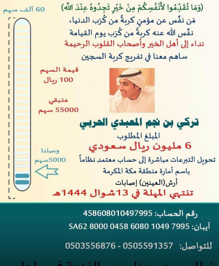 HarbSalemMsroh's tweet photo. .

قال صلى الله عليه وسلم:
( من نفَّسَ عن مسلمٍ كُربةً مِن كُربِ الدُّنيا نفَّسَ اللَّهُ عنهُ كربةً مِن كُرَبِ يومِ القيامةِ ، ومن يسَّرَ على مُعسرٍ في الدُّنيا يسَّرَ اللَّهُ عليهِ في الدُّنيا والآخرةِ )
#تركي_الحربي_ينخاكم1

. https://t.co/tkr4qTTleu
