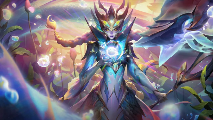 LoR Exclusive Cascade Dragon Nami 