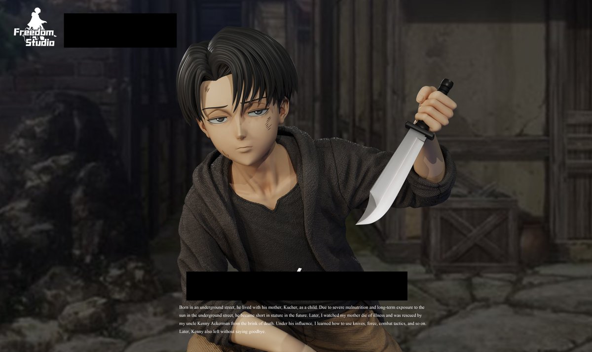 i.HS toys on Twitter "🎁Freedom Studio Levi Measurement 19cm*15cm