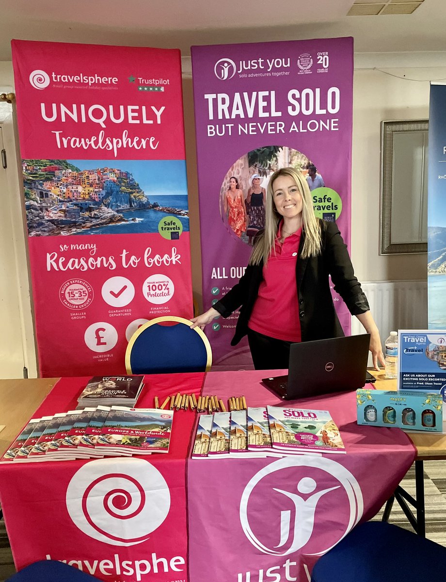 Here’s National Account Manager Polly at the <a href="/FredOlsenTravel/">Fred Olsen Travel</a> Holiday Show in #Hythe Fab turnout!