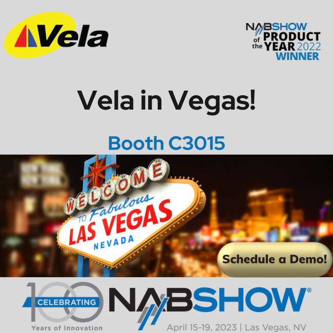 Come see what it takes to be a two-time 2022 NAB Product of the Year Award Winner! Learn about Vela's core broadcast compliance solutions, the latest in ATSC/NetGen TV and streaming, and even new software releases. #NABShow #broadcastengineering #streaming