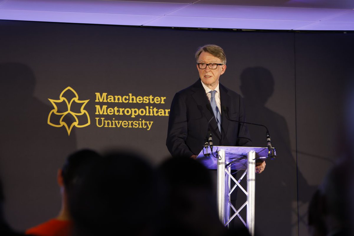McrInstSport's tweet photo. We were delighted to hear from @DameSarahStorey, @AndyBurnhamGM, @bevcraig and our very own Lord Mandelson, Professor Malcolm Press, and @ProfTimCable about sport in Manchester and how we aim to make an impact in our sporting city and beyond at our launch event tonight! https://t.co/UZP6LzEeum