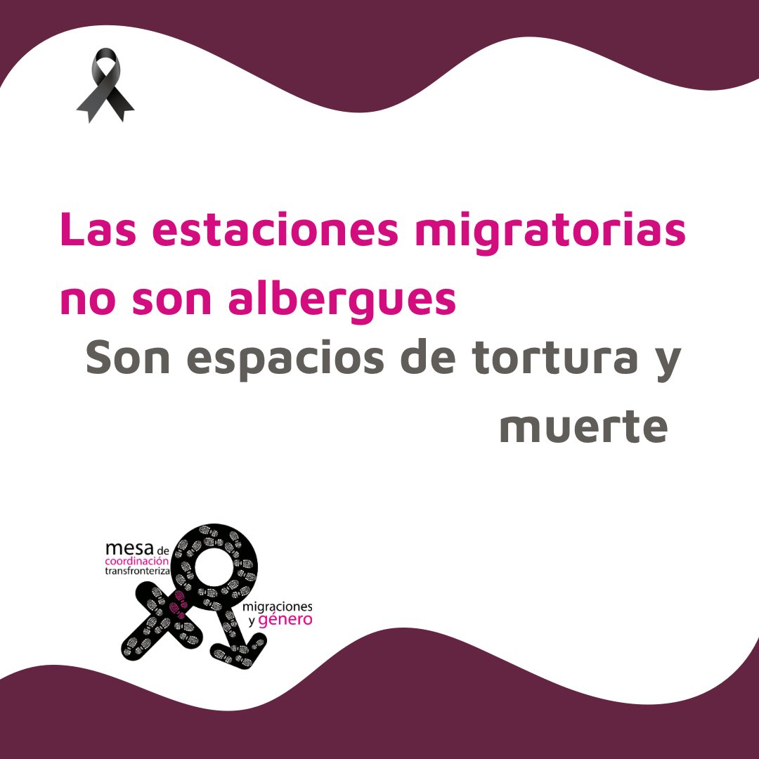 _MTMG's tweet photo. Lamentamos los hechos ocurridos en la estancia provisional de Ciudad Juárez en México. 

Sostenemos que es responsabilidad del @GobiernoMX y en especial del @INAMI_mx garantizar las medidas de seguridad para salvaguardar la integridad de las personas en movilidad forzada https://t.co/pZLgNforRx