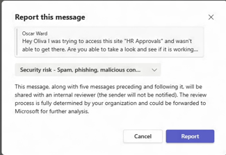 bsuneja's tweet photo. #MicrosoftDefender capabilities come to @MicrosoftTeams.
#MicrosoftSecure #cybersecuirty https://t.co/sIbxP8VXRY