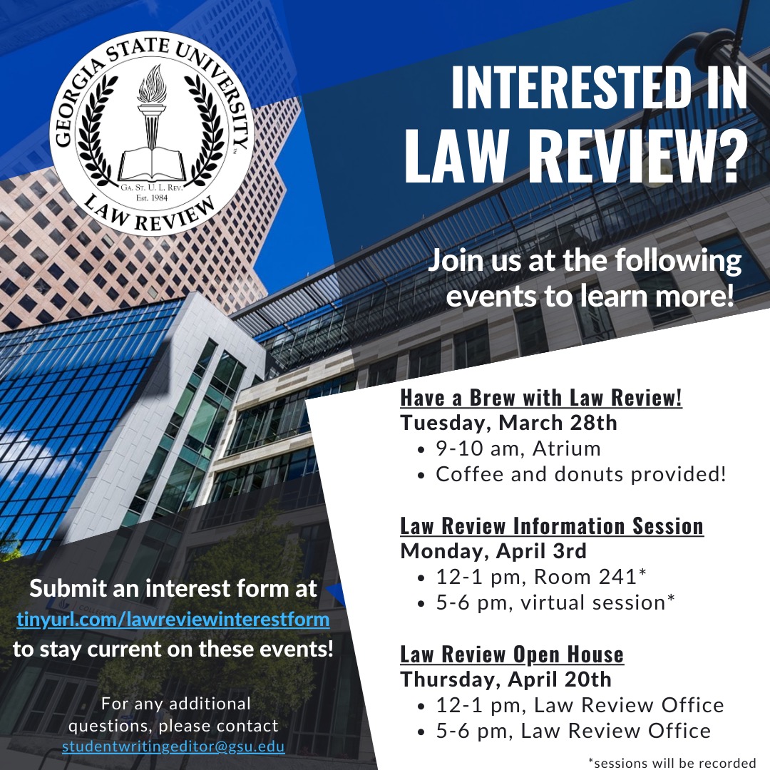 GSU Law Review tweet media