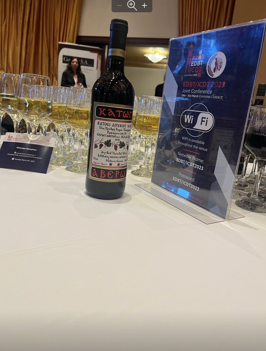 Meet and Greet with @KatogiAverrof Wine Tasting!
#ioannina  #edbticdt2023 #ThankYou