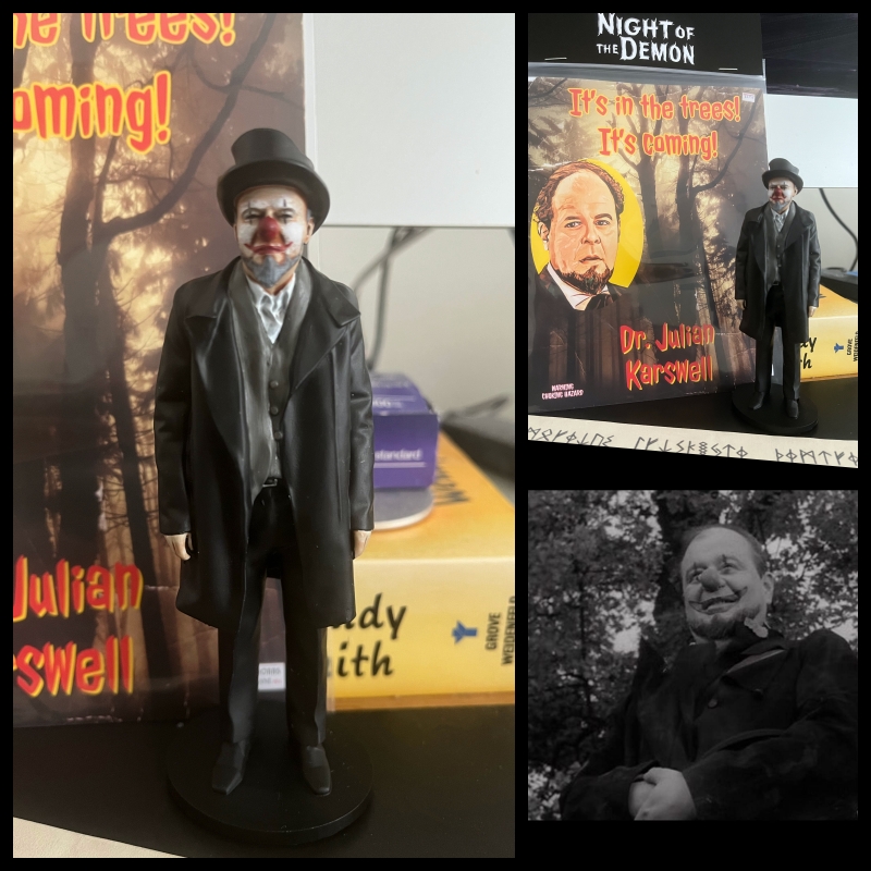 Just received this from the UK's AMAZING Hobbs Lane Models; 'Mr. Bobo' from one of my all-time favorite horror films, 'Night of the Demon' (1957). The little film that proves all clowns are really just satanic cult leaders in disguise! 😂  #hobbslanemodels #nightofthedemon