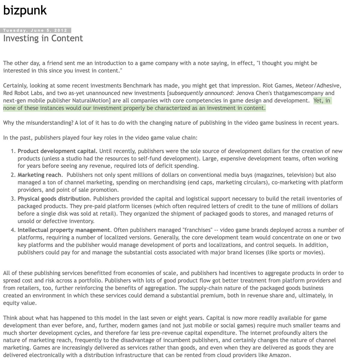 blakeir's tweet image. .@mitchlasky re: "Investing in content"

(2012, Blog Archive)