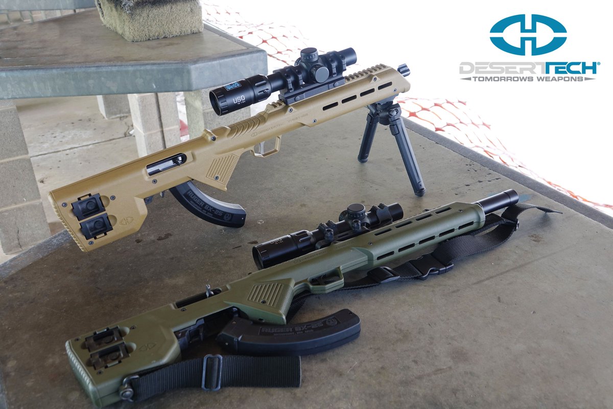 DeserttechHQ's tweet photo. Are you the kind of sun-baked desert rat kinda shooter that likes FDE? Or are you an OD green kinda person who sneaks through the shadows in the forest stalking tree rodents? Top or bottom?
#deserttech #tomorrowsweapons #trek22 #bullpup #ruger1022 https://t.co/7zBStXh5HL
