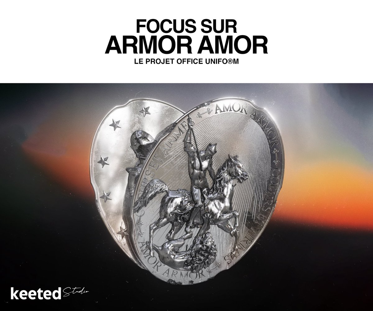 keeted_'s tweet image. Focus aujourd'hui sur le studio @ARMORAMOR_ ⚔️ 

Ils nous ont parlé de leur projet OFFICE UNIFO®M 🍃

Faites défiler. ⬇️