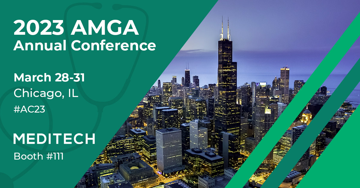 The AMGA Annual Conference kicks off today! #AC23 Visit us in booth #111 and see the positive impact an EHR can make from a physician’s perspective. hubs.ly/Q01JpsDJ0 #Expanse #HealthIT #HealthTech