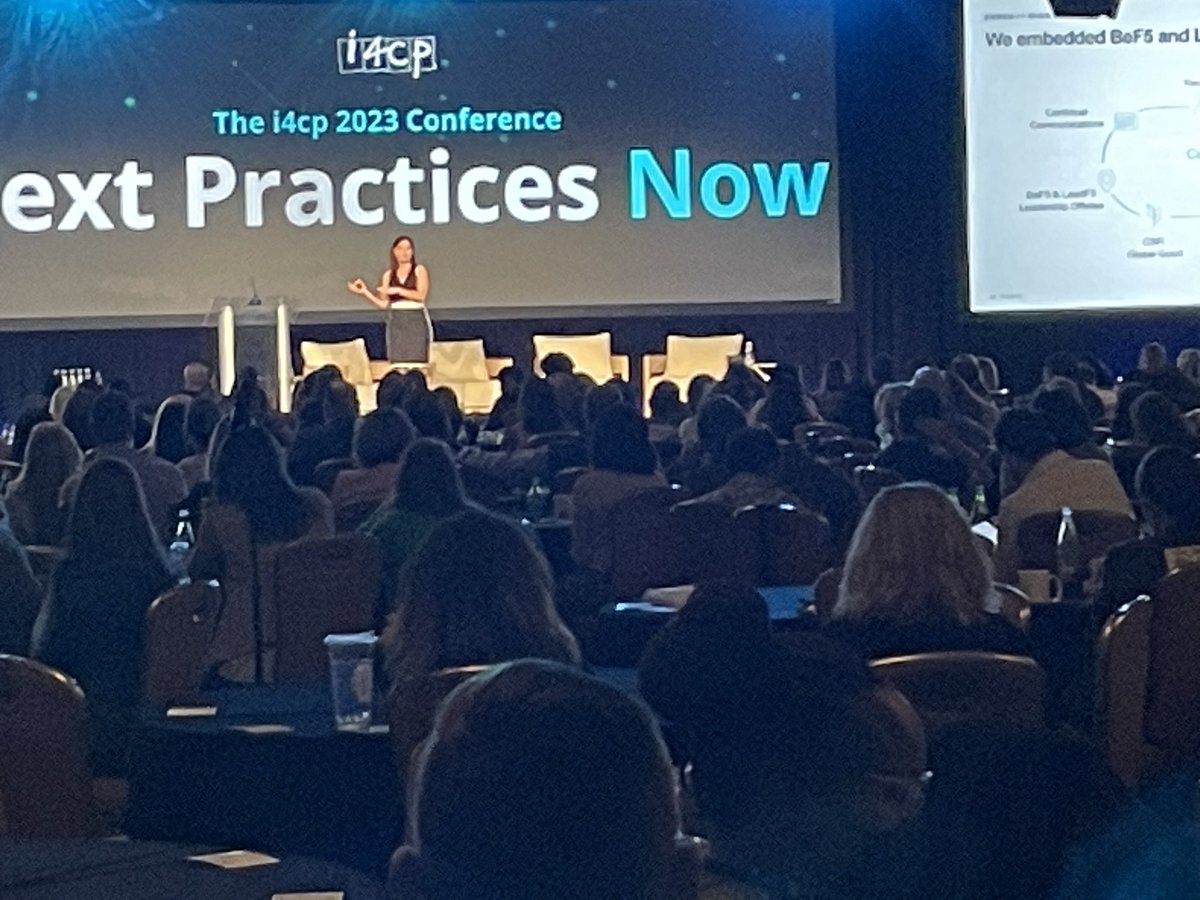 Big thanks to Ana White, EVP and Chief People Officer at <a href="/F5/">F5</a> for her inspiring talk about culture renovation at the <a href="/i4cp/">The Institute for Corporate Productivity (i4cp)</a> Next Practices Now 2023 conference.