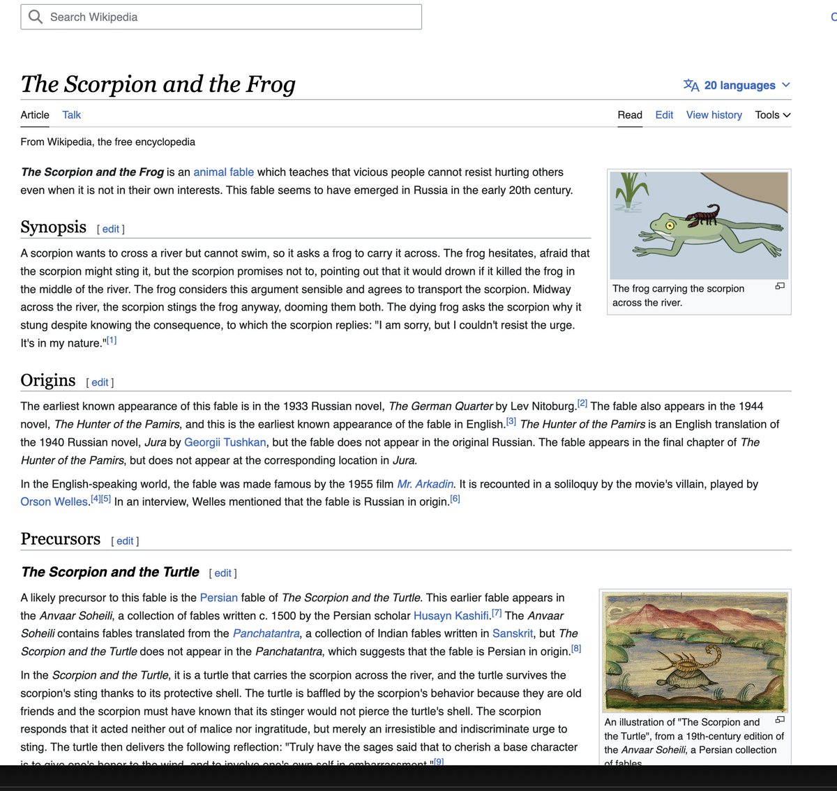MONTYOG's tweet image. #recurringtraining   when asked why folks do things that appear useless , I'm reminded of en.wikipedia.org/wiki/The_Scorp…