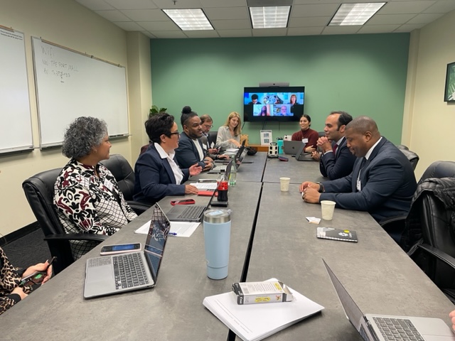 CAMEO members and colleagues from @CalReinvest meet with @CFPB director Rohit Chopra!