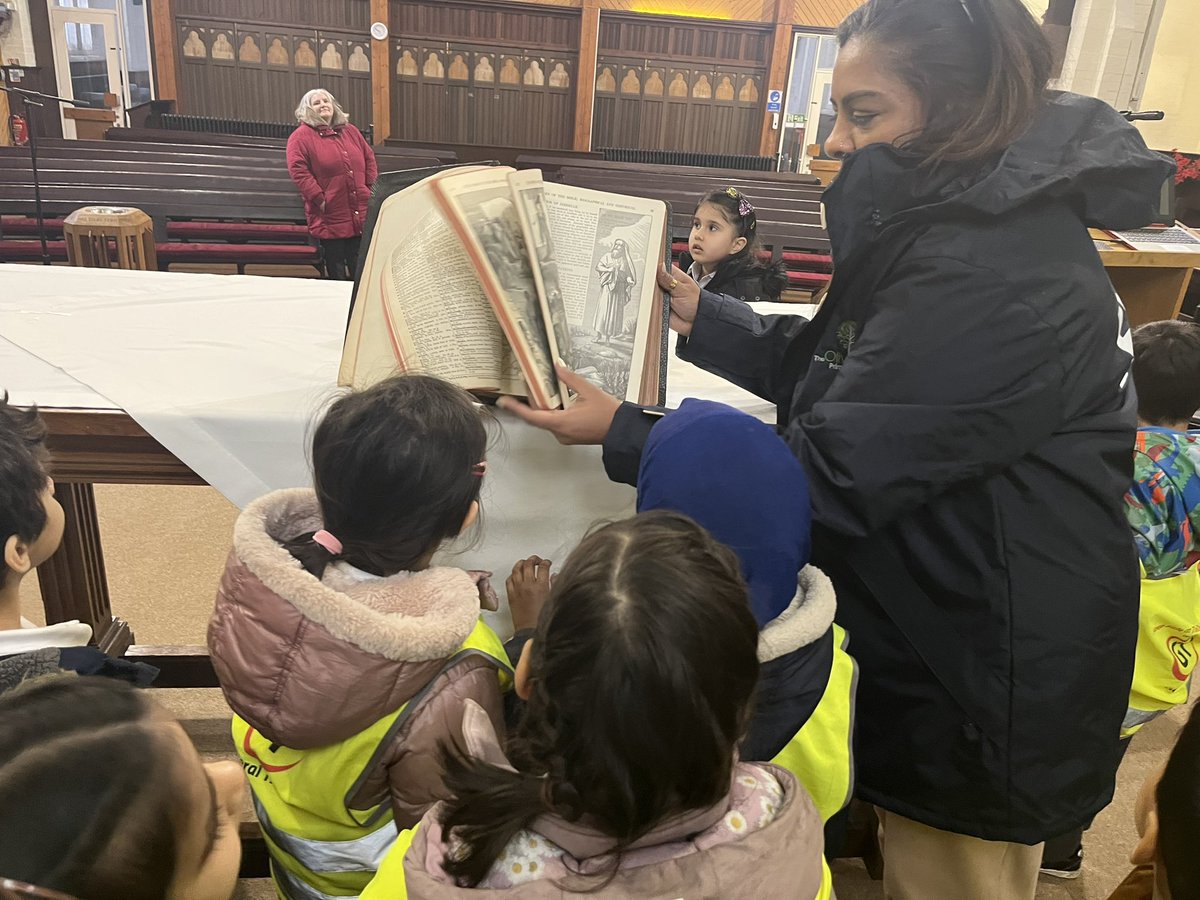 We have had a busy day spotting the signs of Easter in our local church. It was fabulous to hear how much the children had remembered and could find these in the church. Even better when they could compare the similarities to their own <a href="/OliveTreeBolton/">Olive Tree Primary</a> @MissAChandia #EYFS