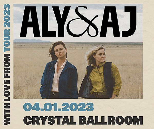 Don't miss <a href="/alyandaj/">Aly & AJ</a> with <a href="/MiyaFolick/">Miya</a> THIS Saturday at the Crystal! Tix: bit.ly/AlyAJCB230401t…