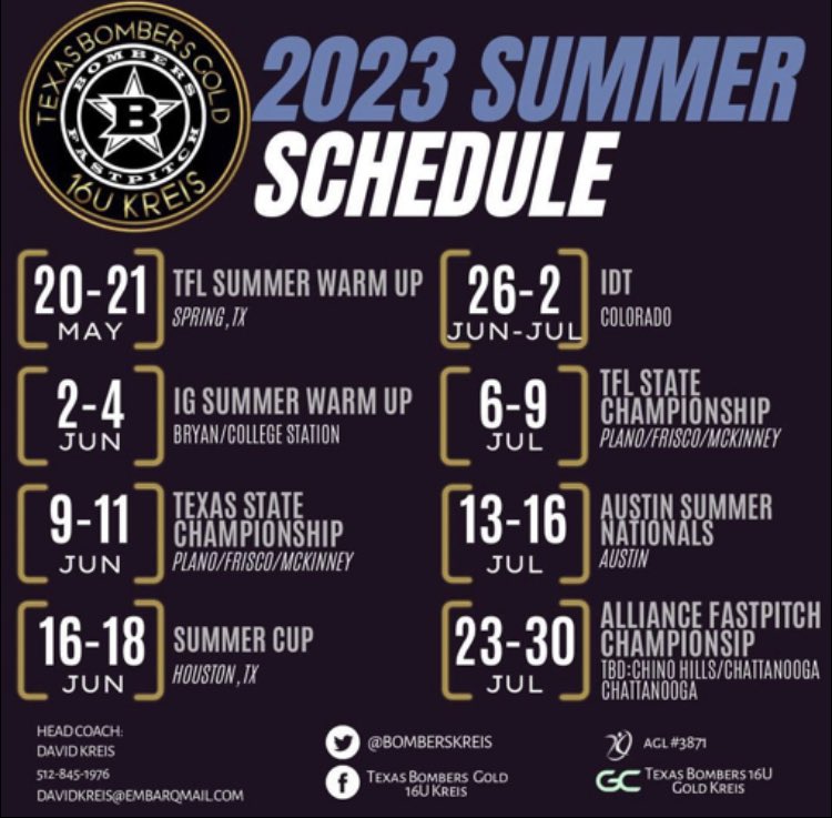 Rachel Wallace 2025 (@rachel_wallaace) on Twitter photo So excited to get back on the field with my girls this summer!! <a href="/BombersKreis/">Texas Bombers Gold Kreis</a> <a href="/TakeCharge_SB/">TakeChargeRecruiting-Softball</a> So excited to get back on the field with my girls this summer!! <a href="/BombersKreis/">Texas Bombers Gold Kreis</a> <a href="/TakeCharge_SB/">TakeChargeRecruiting-Softball</a>
