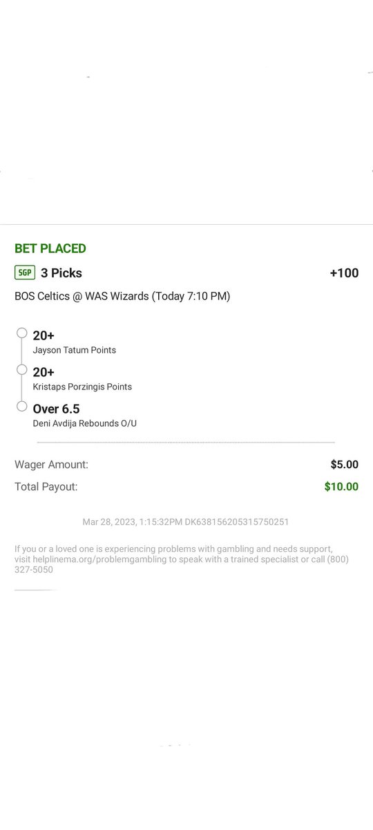 fancy_bets's tweet photo. 10day challenge y'all! $5 ---> $5k 

Day 1 placed! Lets get this 💰 💰💰

Who's tailing this bad larry!?! 

 #tendaychallenge #parlaybuilder #fancybets https://t.co/YyYPgi40JQ