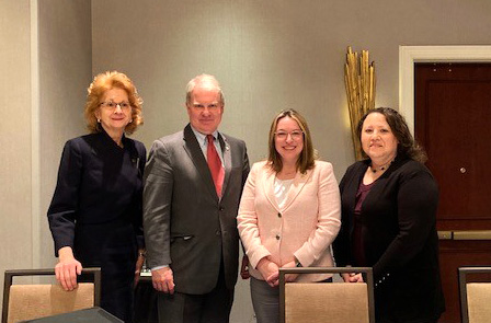 pacommunitycoll's tweet image. Thanks to @SenatorArgall, @SenWilliamsPA &amp;amp; Alycia Laureti, research analyst for the PA House Education Committee, for discussing legislative priorities to increase educational attainment in PA during a panel led by @LehighCarbonCC Pres. Ann Bieber. #InvestinPACCs #PANeedsCommColl