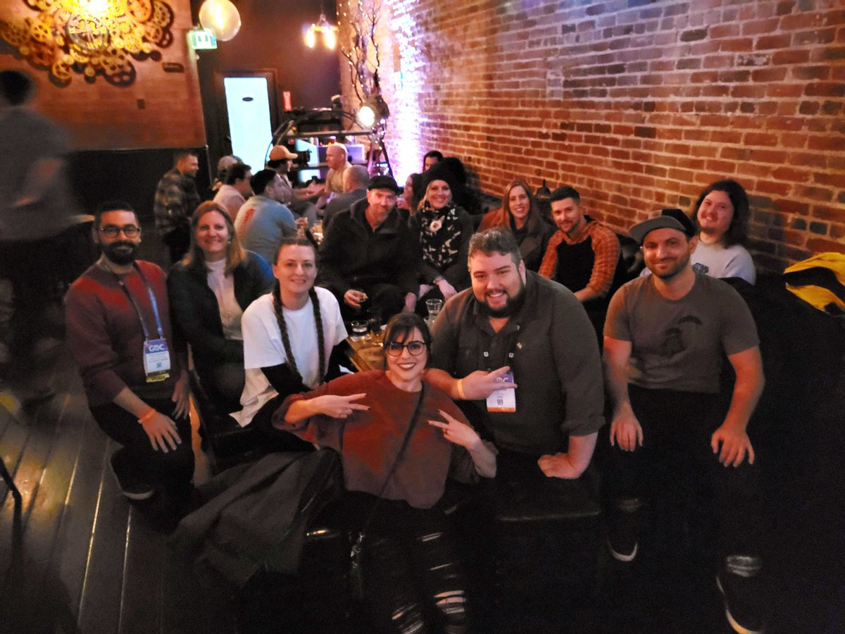 CGSpectrum's tweet photo. It was great to see #CGSpectrum students and grads meeting up at last week's #GDC - thank you to our Community Operations Manager Penny Gaubatz for bringing folks together! https://t.co/HRAoIX7tY1