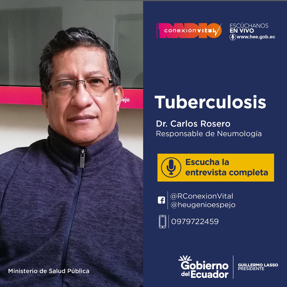 📲 #CitaMédica |  Dialogamos sobre #tuberculosis
Accede a la entrevista:  
🔵 fb.watch/jt-aH5UBeC/
🔴 youtu.be/qTLh050ELuQ
🟢 n9.cl/ij76u0
🟣 biolink.info/tuberculosis
Síguenos en tiktok.com/@radioconexion…