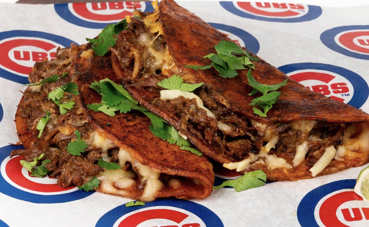 Darren Rovell on Twitter "New at Cubs Games Quesabirria —Barbacoa