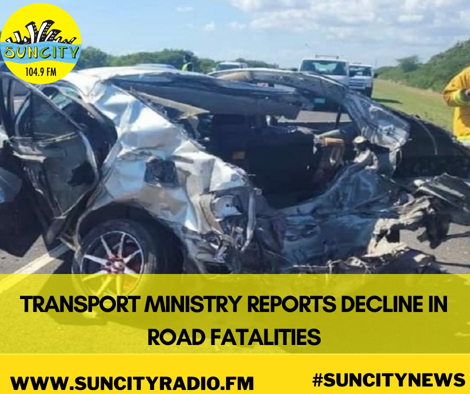 The Ministry of Transport and Mining is reporting a moderate decline in road fatalities since the start of the year. Read More: suncityradio.fm/?p=article&c=7…