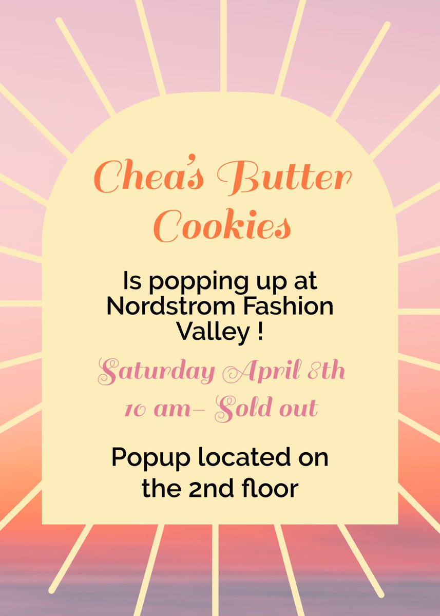 chlcjenkins's tweet photo. 🐰Come out to my pop up on Saturday April 8th ! Try some cookies, take some to your family on Easter or keep them all for your self🐰
Follow my business page on instagram for all of the details : @cheasbuttercookies https://t.co/XQZgVtyQlA