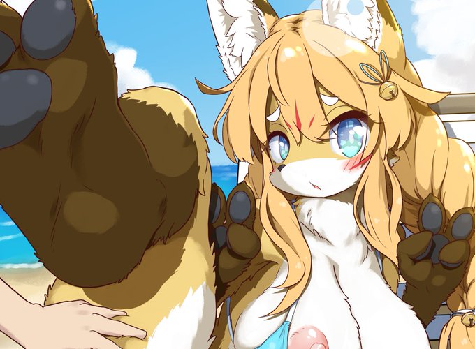 【イラスト】いなりさまの縁結び/氷鼠|あの作者のケモエロ漫画が読みたいプロジェクト|https://t.co/7PZzBMOdGB 