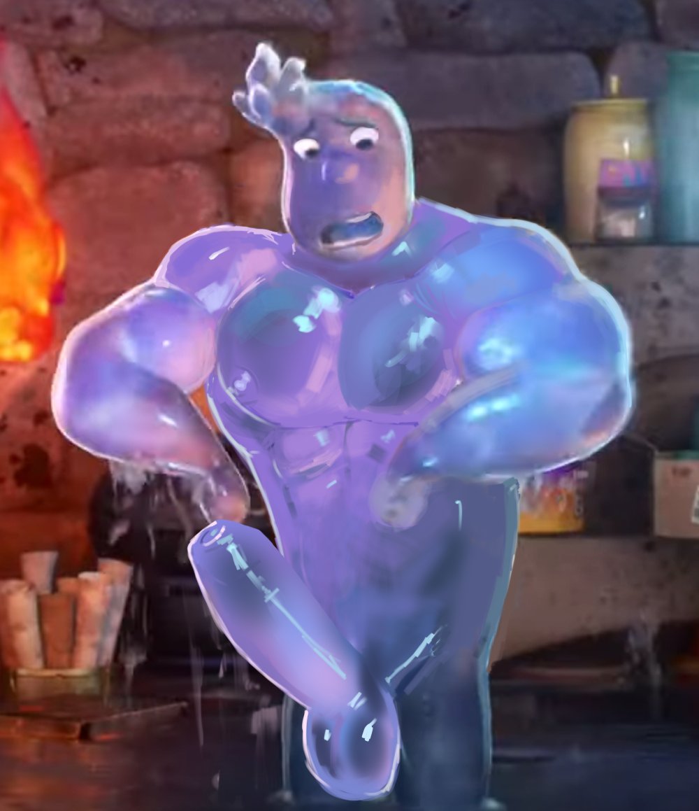 glass0milkAD's tweet photo. Quick edit of the Elemental water guy https://t.co/ox5BdKExCa