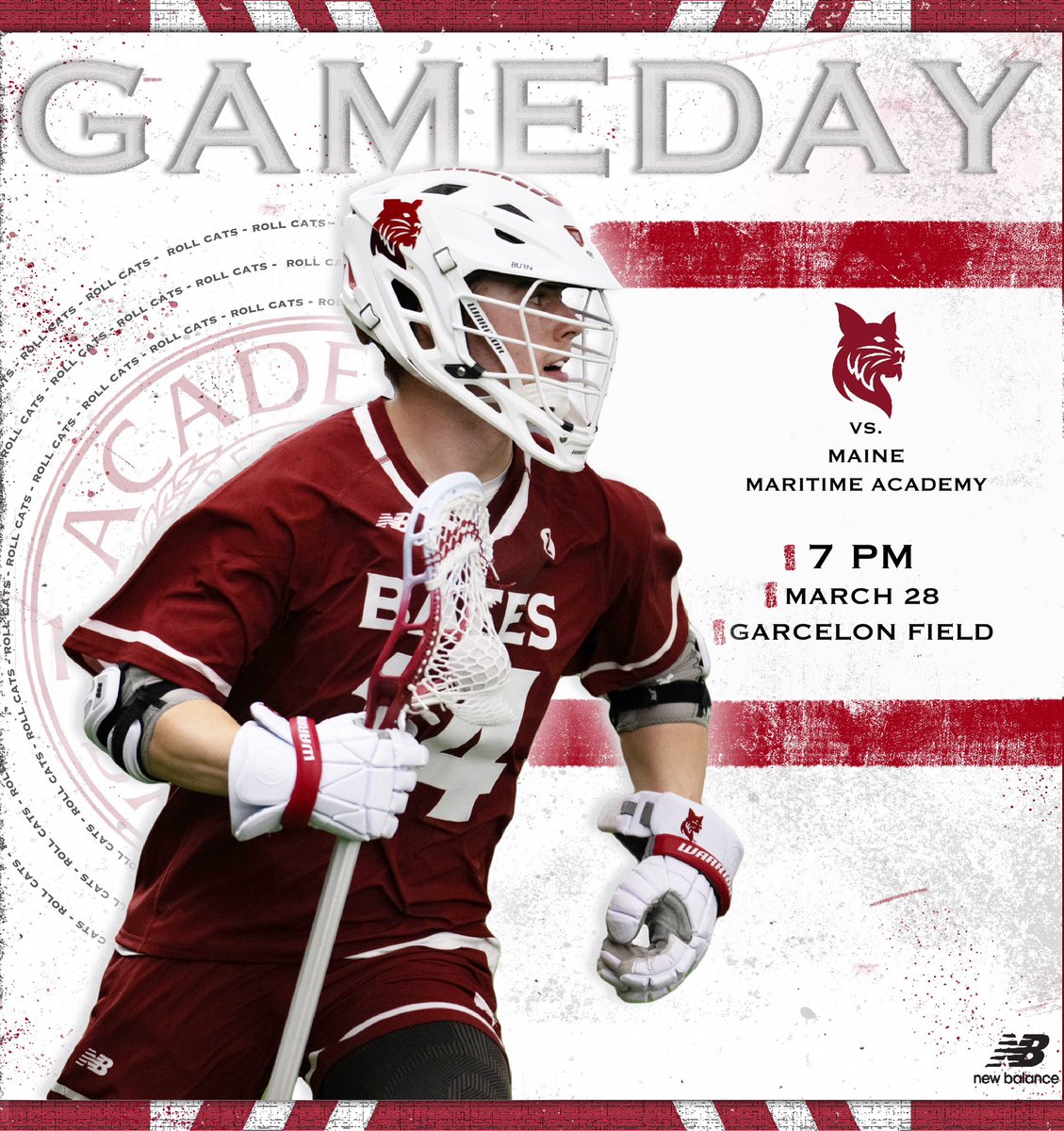 BatesLacrosse's tweet image. Under the lights tonight!

7:00 pm
Garcelon Field

#GoBates #RollCATS