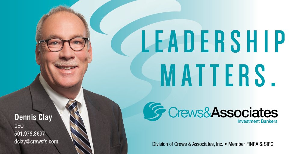 We’re excited to see Dennis Clay, chief executive officer, selected as one of Arkansas’s top C-Suite executives by @amppob. Thank you, Dennis, for your exceptional leadership!
 
Check out AMP’s March issue here > bit.ly/3Zb33af
 
#CrewsandAssociates #AMPnews