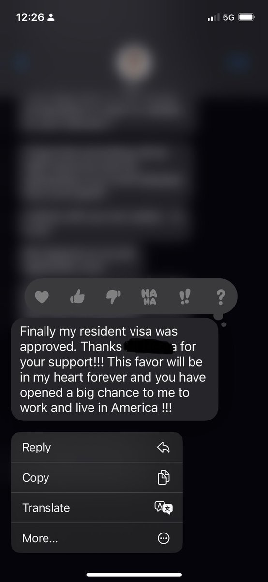 dinodez21's tweet photo. My dad FINALLY got approved for his green card today. This message made me so Emo 🤧 https://t.co/rVDZqa4k3t