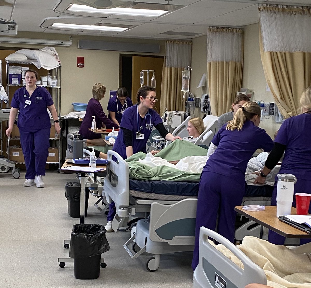 Just finished our first ever combo ED-Med-Surg 72-hour continuous integrated sim. Two integrated units with students getting experiences in both places. What an experience!