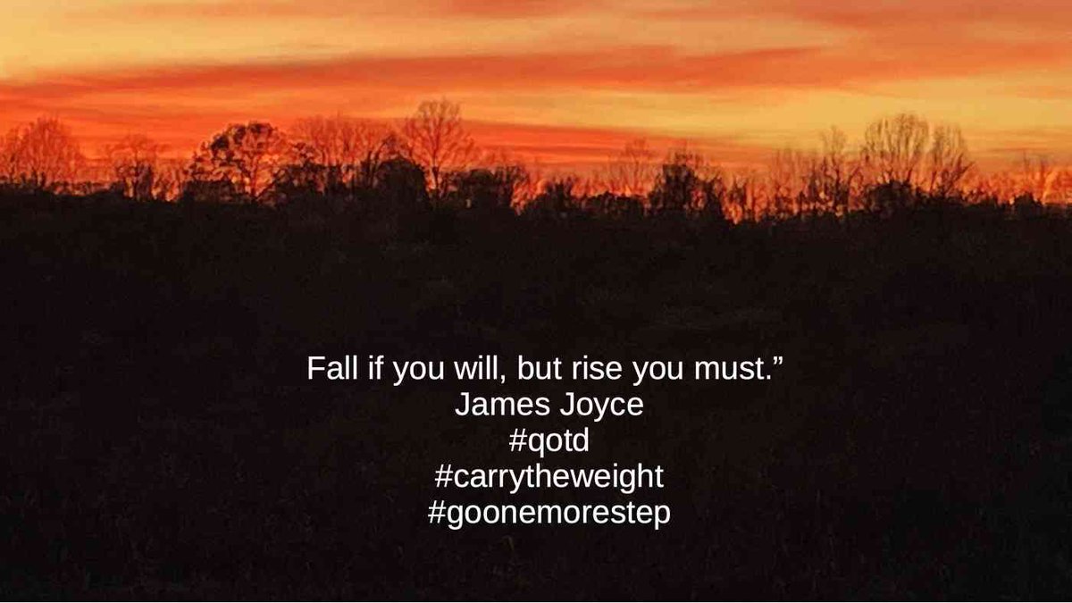 BPWhite75's tweet photo. #qotd #carrytheweight #goonemorestep https://t.co/LgCU0cNptL